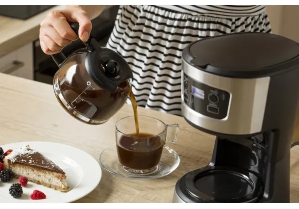 Sencor - Prekvapkávajúci kávovar s LCD displejom 700W/230V