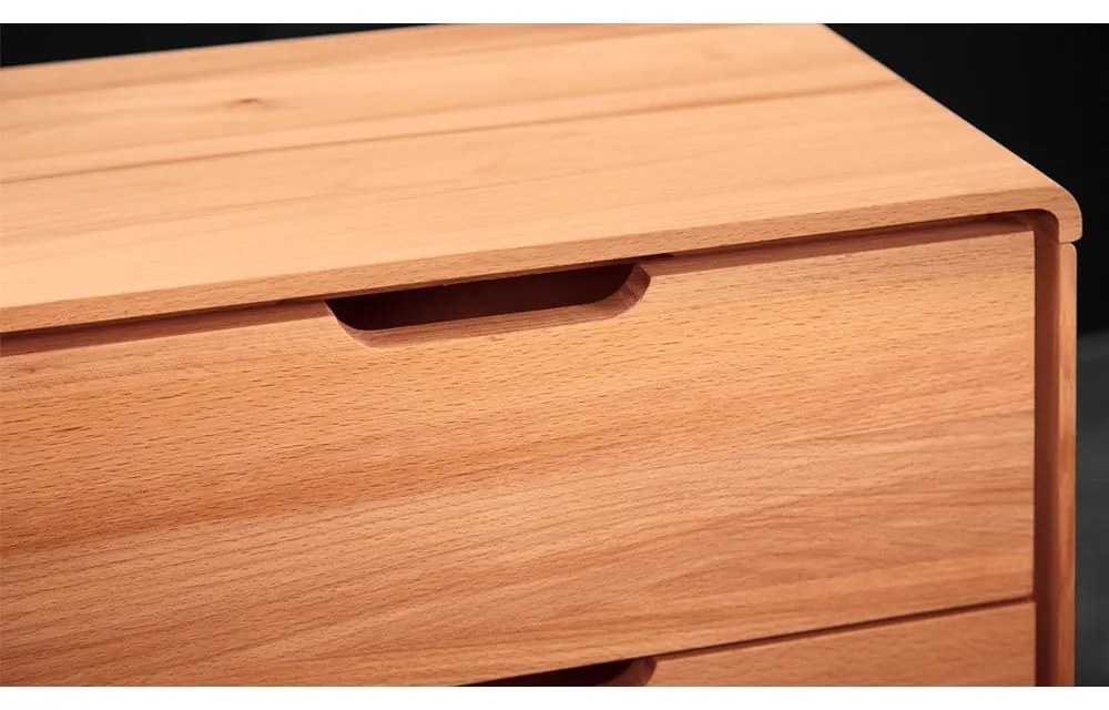 Nízka komoda z bukového dreva 90x63 cm Greg - The Beds