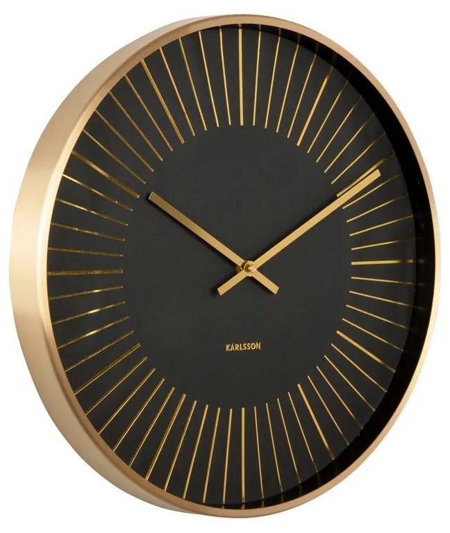 Karlsson 5917BK dizajnové nástenné hodiny 40 cm