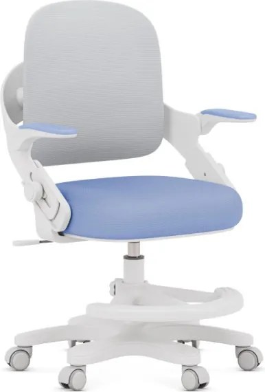 Detská otočná stolička Mark Adler Junior 4.3 modrá / sivá