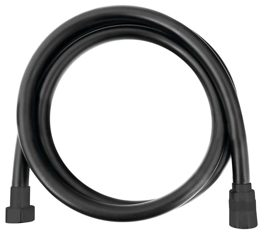 Čierna plastová sprchová hadica ø 1 cm Softflex – Sapho