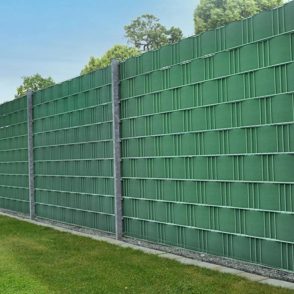InternetovaZahrada PVC ochranný pás na plot - zelený