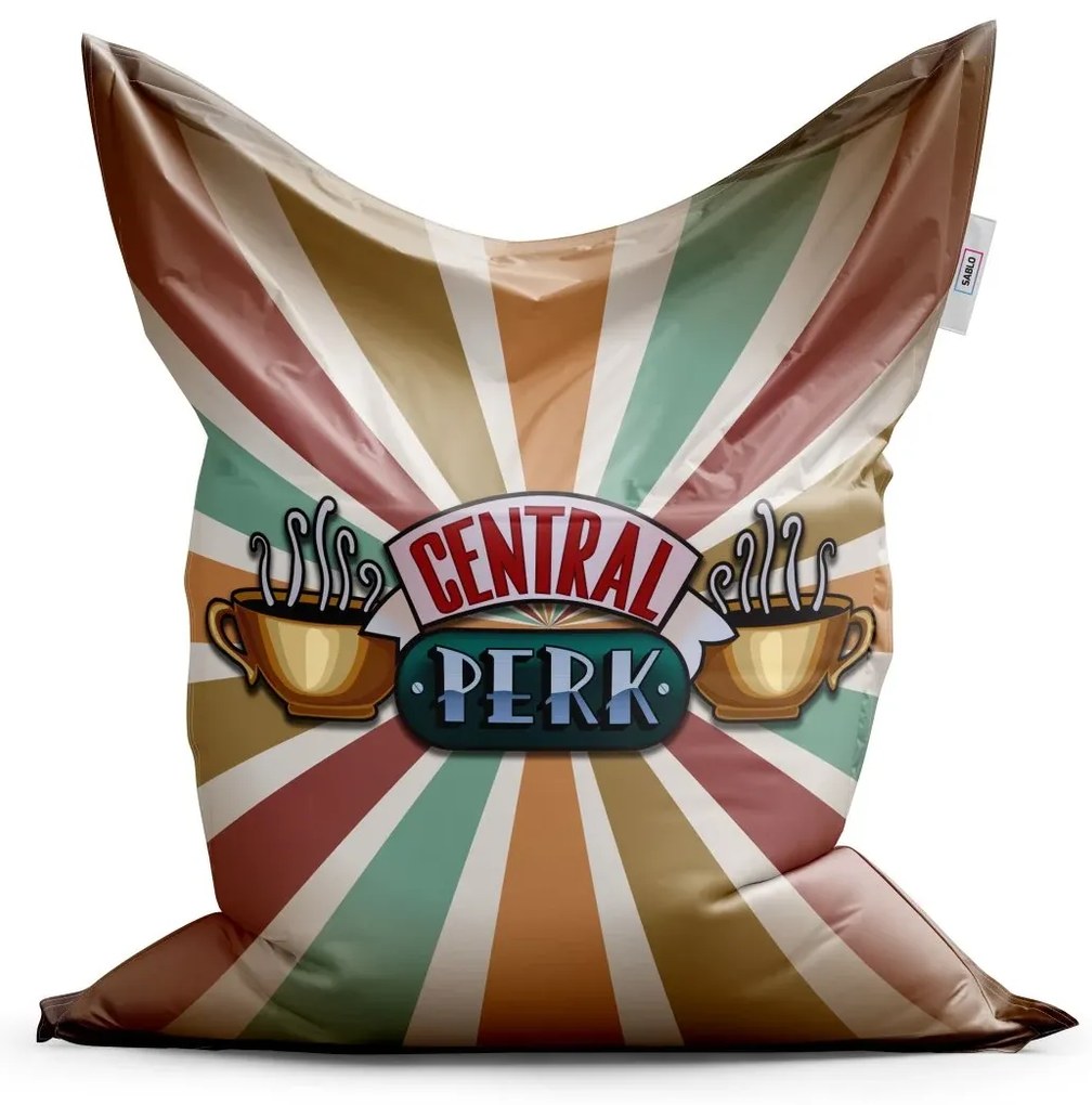 Sablio Sedací vak Seriál Priatelia CENTRAL PERK Abstrakcia - 150x100 cm