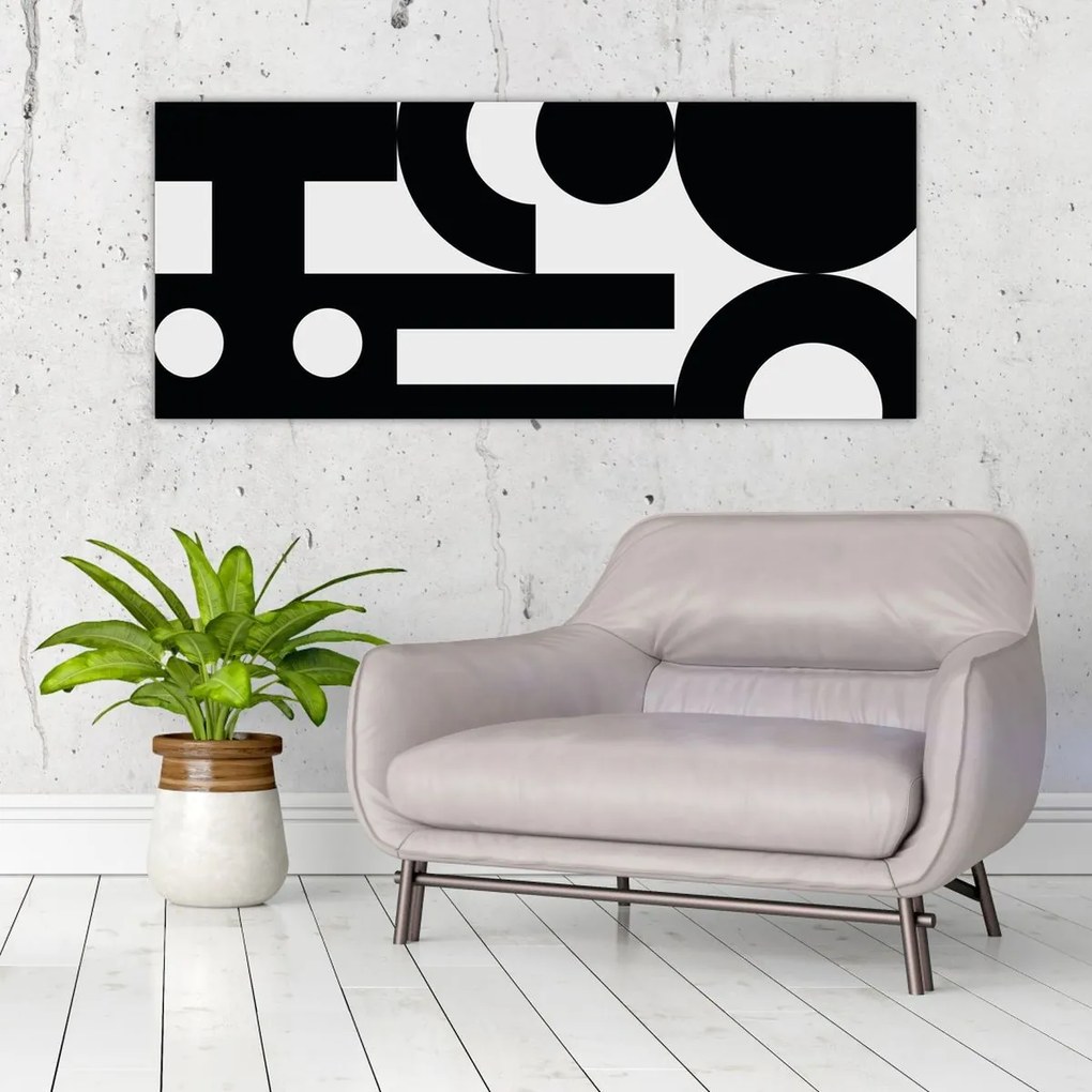 Obraz - Geometrická abstrakcia N⁰3 (120x50 cm)