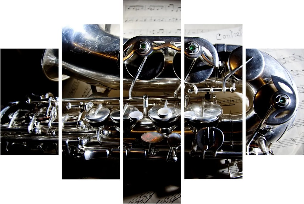 Obraz - Saxofón (150x105 cm)