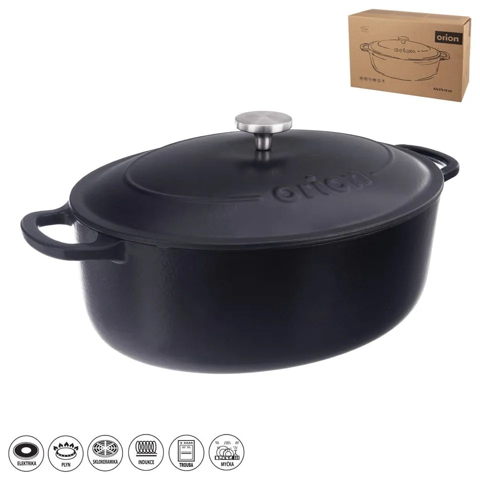 Liatinový pekáč 27x42 cm LITINA SMALT – Orion