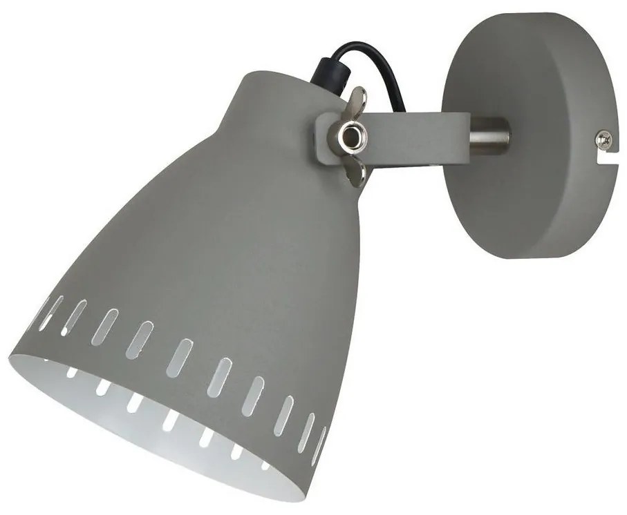 ITALUX MB-HN5050-1-GR+S.NICK - Nástenné svietidlo FRANKLIN 1xE27/60W/230V