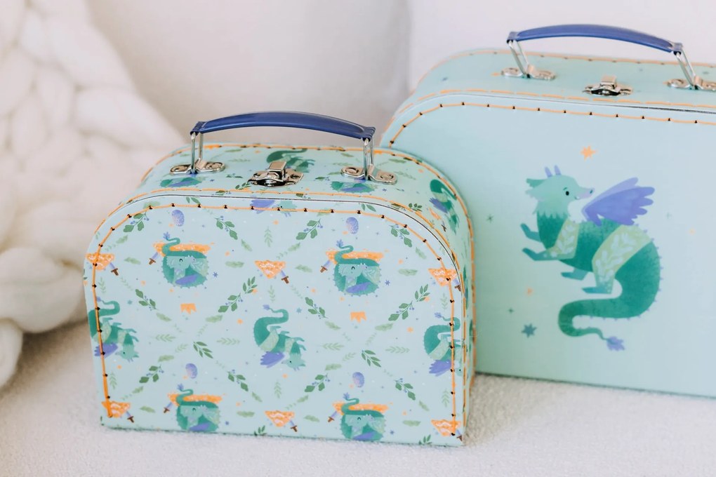 Bella Rose Detský kufrík Drak – set 2 ks