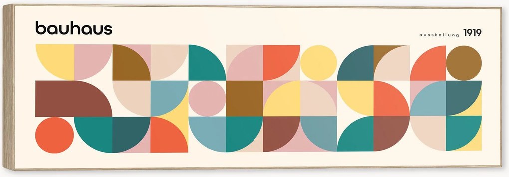 Nástenná dekorácia v ráme Bauhaus