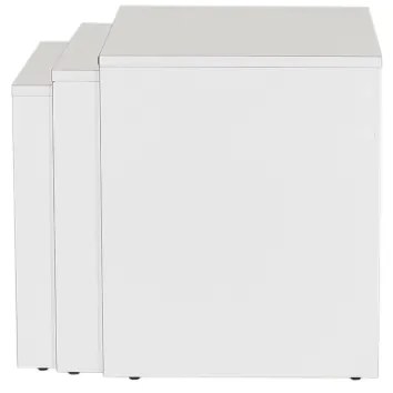 SADA 3x Konferenčný stolík biela