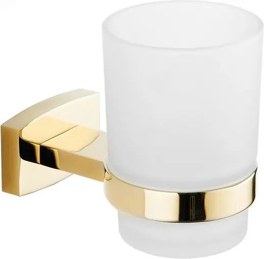 Mexen Zoja pohár na zubné kefky, zlatá - 7019138-50