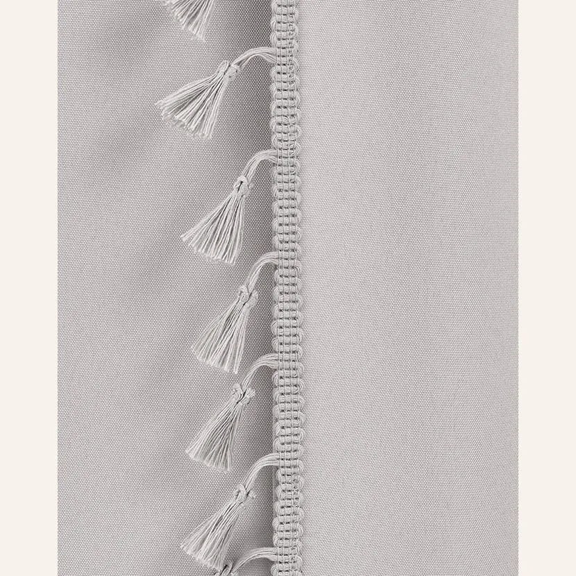 Dekorstudio Dekoračný záves LARA na dekoračné kolieska - svetlosivý Rozmer závesu: 140x260cm