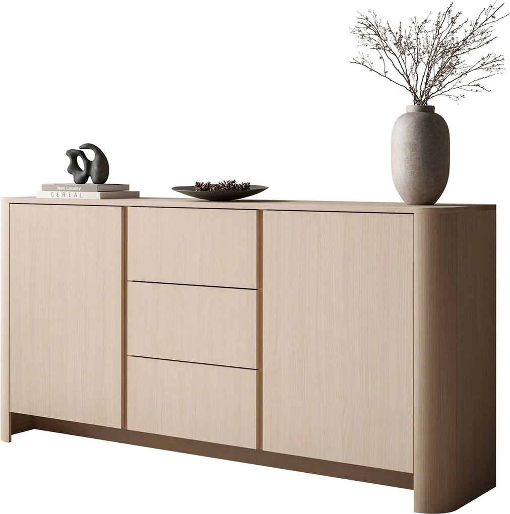 Dizajnová komoda HARLEM Dub Vicenza 168 cm