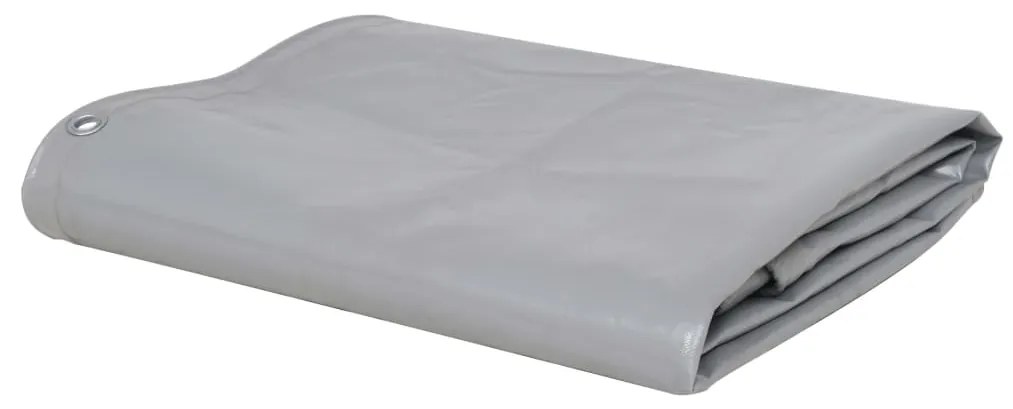 vidaXL Celta 650 g/m², 3x5 m, sivá