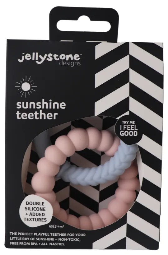 Hryzadielko Slnko, modré/ružové