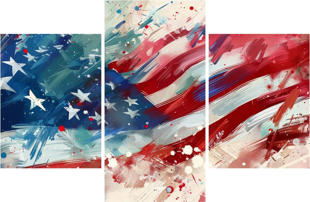 Obraz - Vlajka USA (90x60 cm)