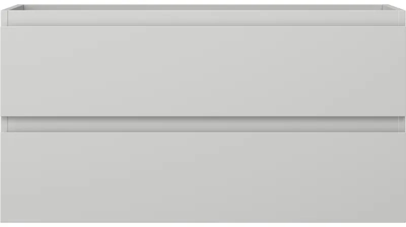 Mexen Orio, kúpeľňová skrinka 90 cm, 2 zásuvky, sivá matná, 91A10-09047-2-BFF62