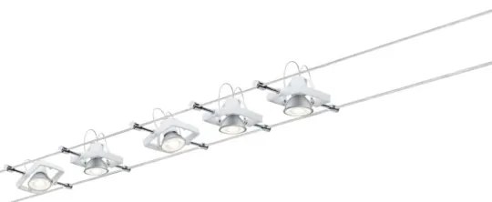 Paulmann 94149 - SADA 5xGU5,3/10W Bodové svietidlo do lankového systému TECH 230V