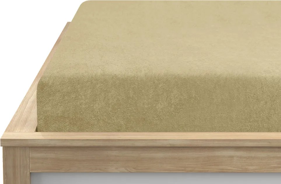 Froté plachta POLY krémová 90 x 200 cm