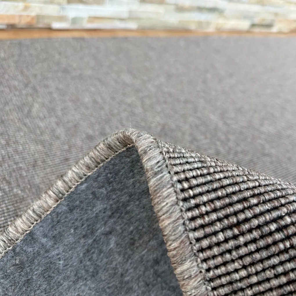 Vopi, Koberec behúň na mieru Nature NEW hnedá, šíre 70 cm, hnedá, kuchyňa