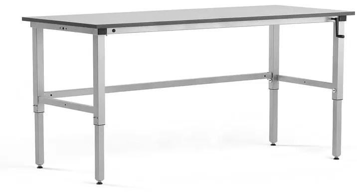Dielenský stôl MOTION, nastaviteľný, 2000x800 mm, nosnosť 150 kg
