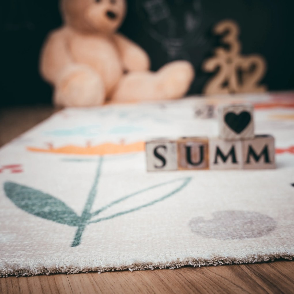 Obsession, Kusový koberec My Greta 623 Flowers, 115x170, viacfarebná, detská izba