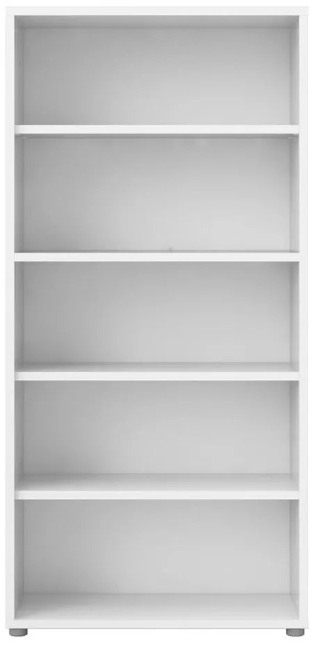 Biela modulárna knižnica 89x189 cm Prima – Tvilum
