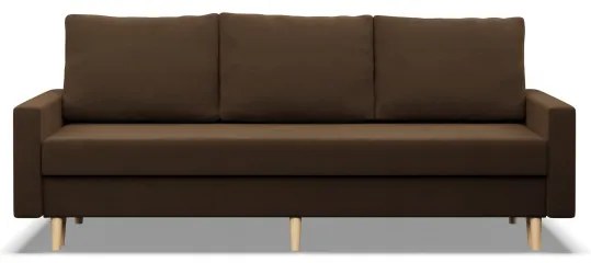 Trojmiestna rozkladacia sedačka BLANK Comfort hnedá