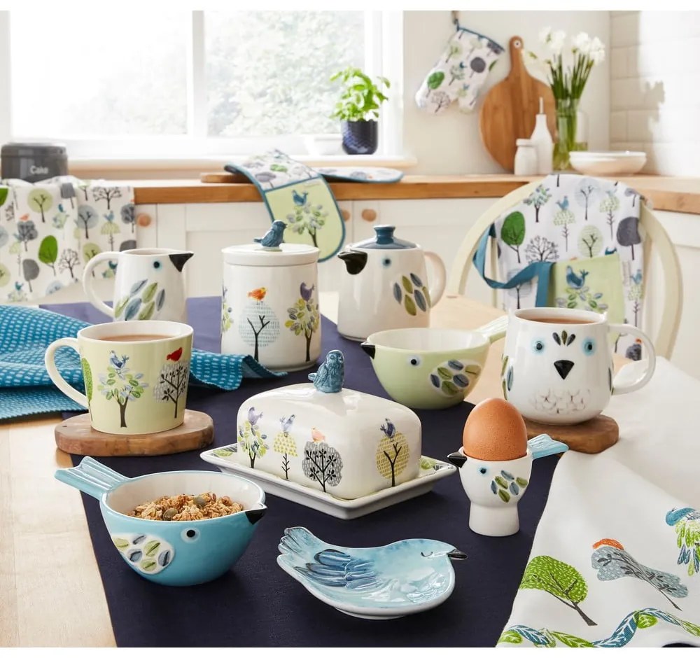 Dvojitá bavlnená chňapka Cooksmart ® Forest Birds