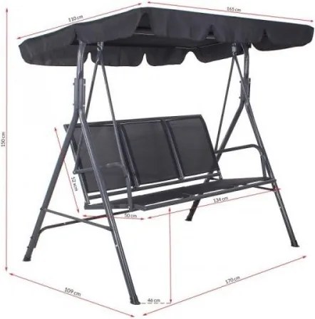 Záhradná hojdačka FIONA SPRINGOS GS0010