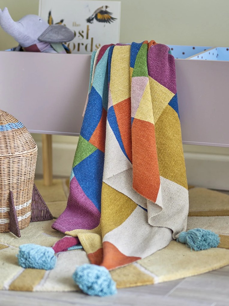 Bloomingville Prehoz z recyklovanej bavlny Colorine 130 × 160 cm