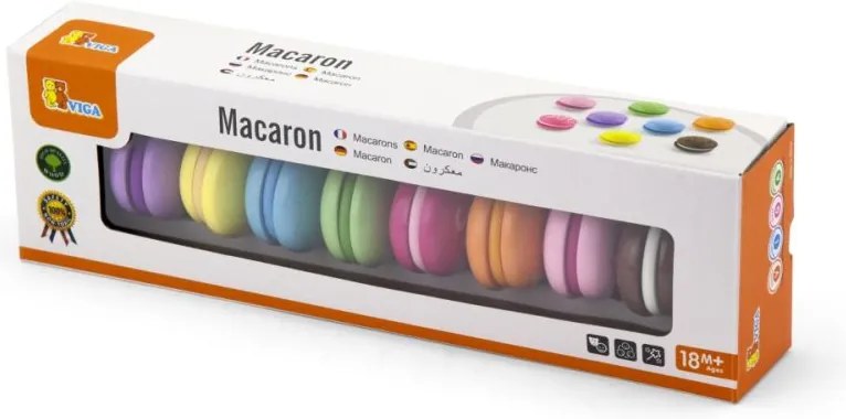 Viga Drevené makrónky