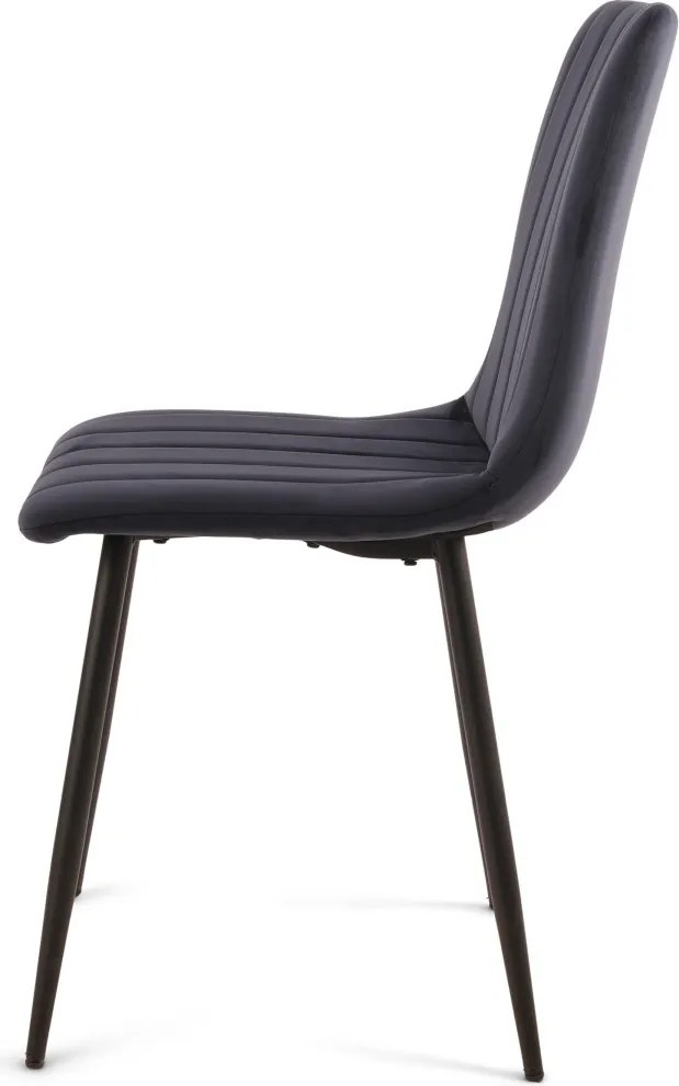 Jedálenská stolička Harry, tmavo modrá látka