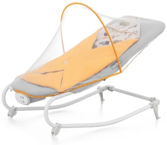 KINDERKRAFT - Detská vibrujúca hojdačka s melódiou FELIO 2 žltá