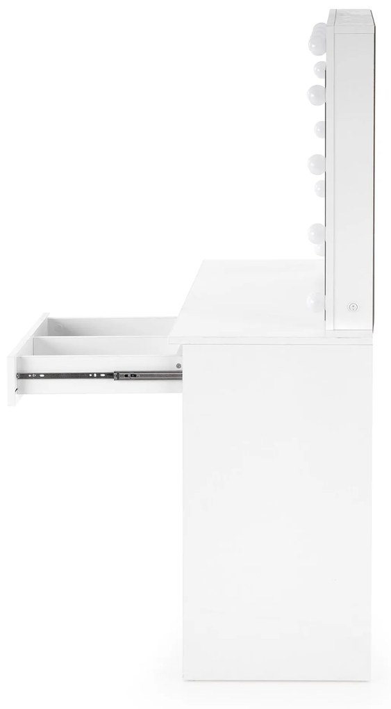 Toaletný stolík Velinio 95 cm - biela