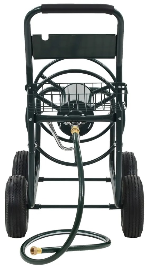 Vozík na záhradnú hadicu s 1/2" hadicovou spojkou 75 m, oceľ