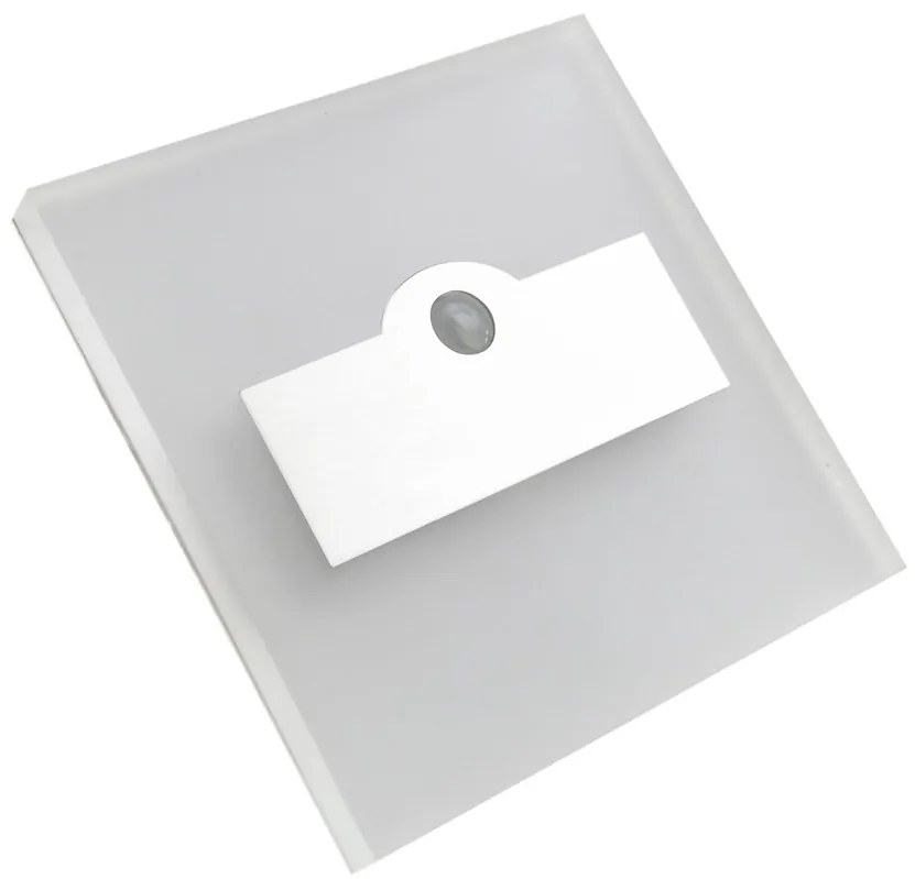Schodiskové LED svietidlo Lumi, 1x LED 0,6w, 4000k, w, pohybový senzor