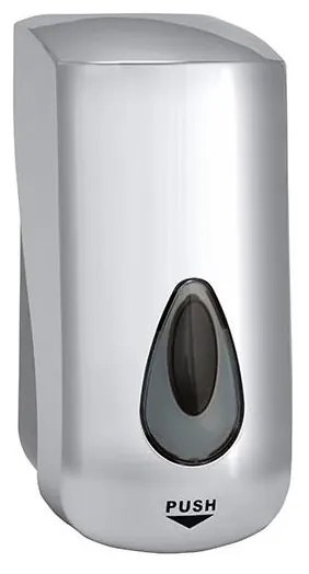 Dávkovač mydla 11,5x24,5 cm strieborný