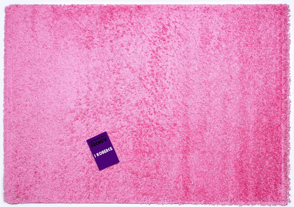 Mono Carpet, Kusový koberec Efor Shaggy 7182 Pink, 160x230, ružová, detská izba