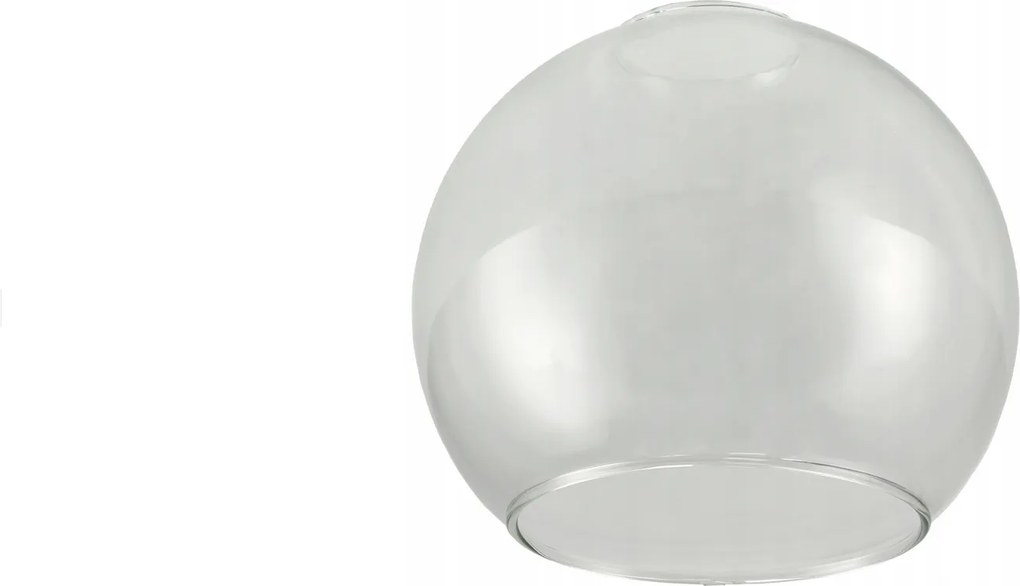 BERGE LED lustrové stropné svietidlo 4xE27 priehľadná sklenená guľa