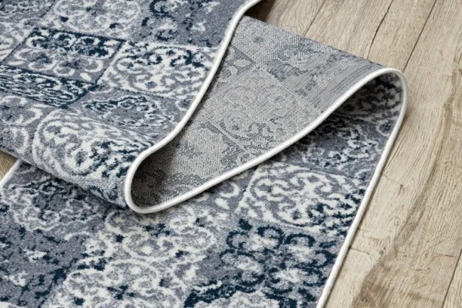 Behúň HEOS 78586 krém / nebeský PATCHWORK, lisabonský obklad