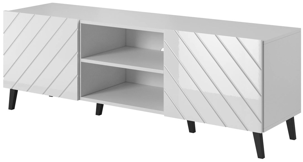 Cama Biely TV stolík Abeto 2D