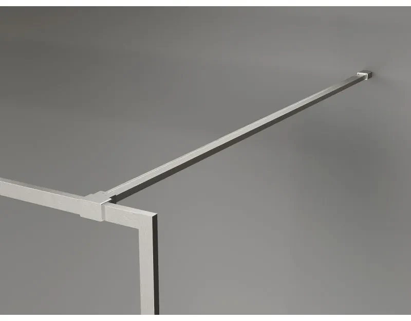 Mexen Kioto-XF, sprchová zástena s rámom 150 x 202 cm, 10mm číre sklo, oceľový profil, 800-150-104-97-00-X