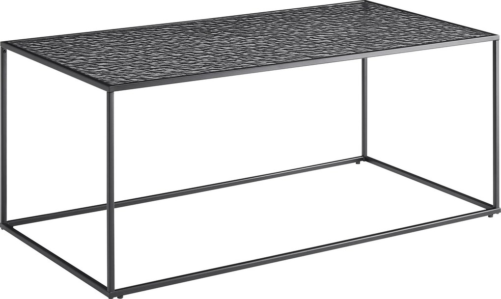 XXXLutz KONFERENČNÝ STOLÍK, čierna, kov, sklo, 110/55/45 cm Livetastic - Stolíky do obývačky - 001769015002