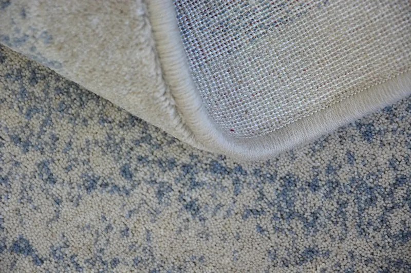 Vlnený koberec MOON DEEP sivý