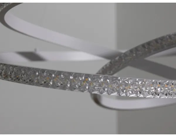 LED stmievateľný luster na lanku LED/90W/230V 3000-6500K pr. 47 cm + DO