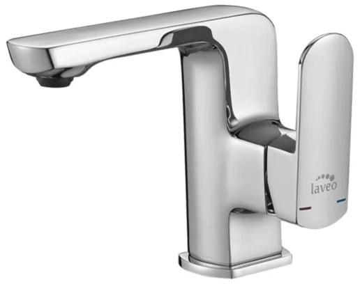 Laveo Calla, umývadlová batéria s výtokom s tvare L h-135, chróm, LAV-BAC_025D