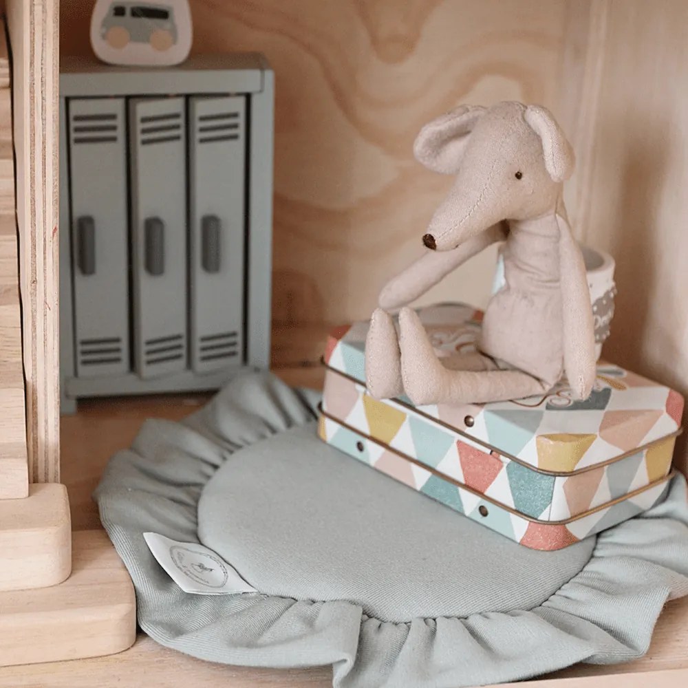 Mini podložka s volánom púštna zelená