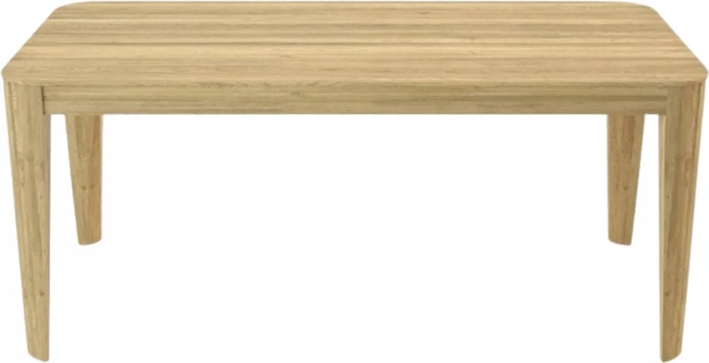 Drevený rozkladací stôl do obývačky obdĺžnikový 160-260 dub prírodný Paolo