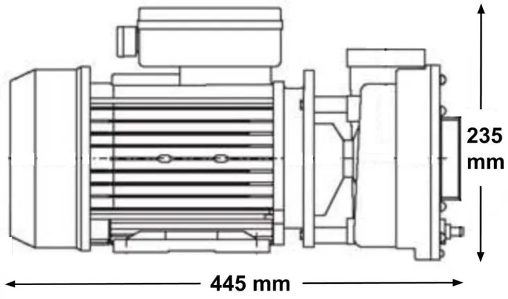 LX Vodné čerpadlo pre vírivky WP250 2,5HP (2-Speed)